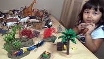 My Animal Toy Collection in the Box Part 3 Schleich Safari Wildlife ZOO Farm Animals Toys