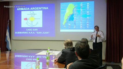 Inquiétude pour l'oxygène à bord du sous-marin argentin disparu