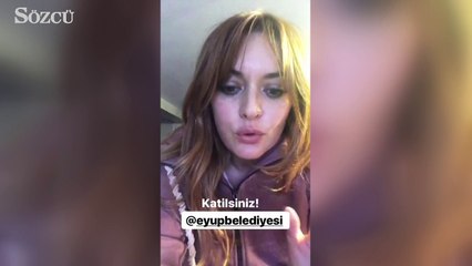 Ezgi Mola, Eyüp Belediyesi'ne seslendi