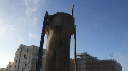 Démolition du Château d’eau rue de l’Aulne