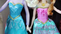 New Disney FROZEN Dolls Elsa and Anna Royal Sisters & Shopkins Shopping