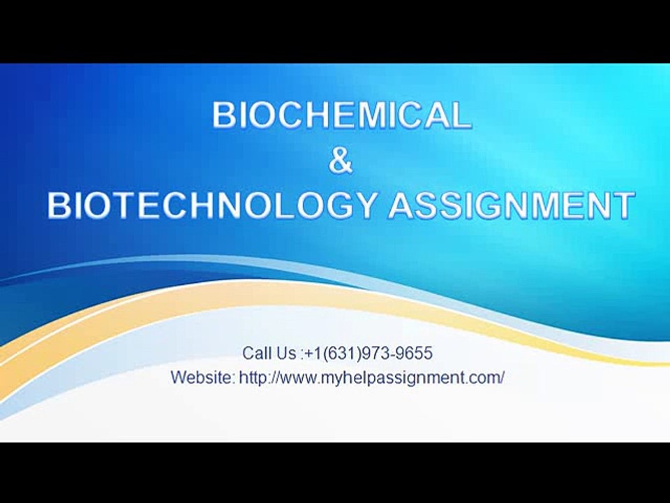 Biochemical homework help