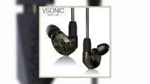 VSONIC NEW VSD3S Earphones Professional Noise-isolation HIFI Inner-Ear Earphone Stereo Bass Enhanced