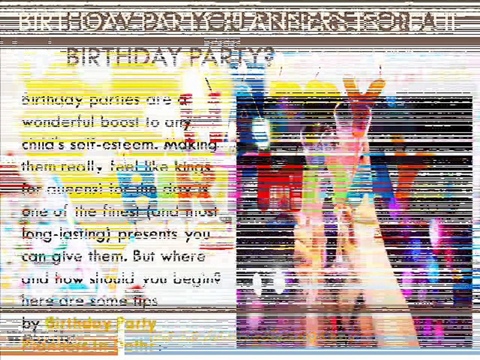 Birthday Party Planners In Delhi