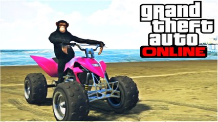 GTA 5 FUNNY DANCING MONKEY! (GTA 5 Funny Moments)
