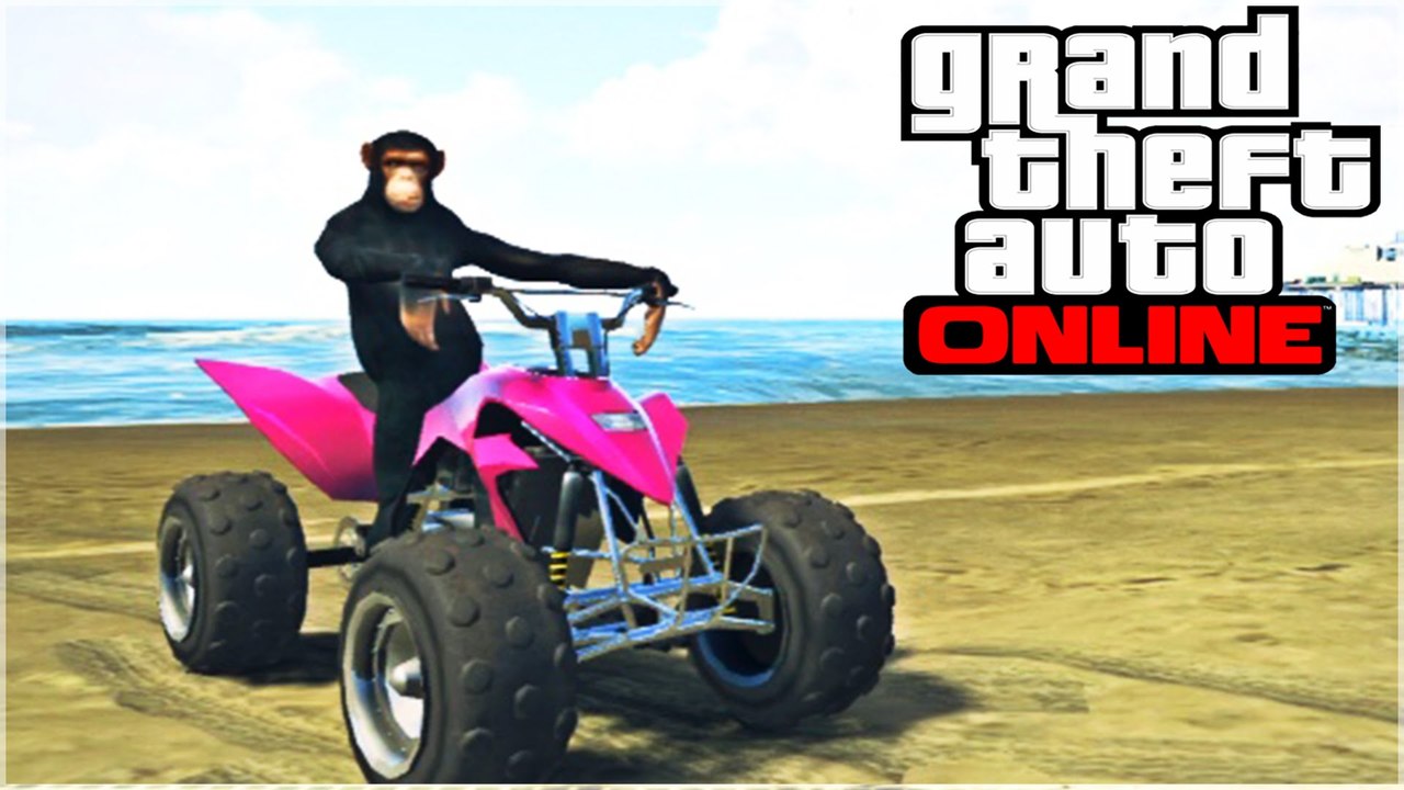 GTA 5 FUNNY DANCING MONKEY! (GTA 5 Funny Moments)