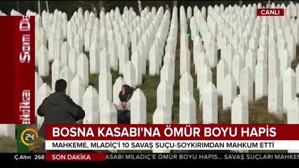 'Bosna Kasabı' Mladic'e soykırımdan ömür boyu hapis