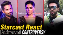 Padmavati Ban: Deepika Padukone, Shahid Kapoor, Ranveer Singh REACTION