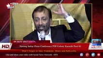 Farooq Sattar Press Conference PIB Colony Karachi 09-11-2017 Part 02
