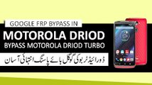 Motorola Google Account Bypass Android 6.0.1 - (include Driod turbo & All others Models