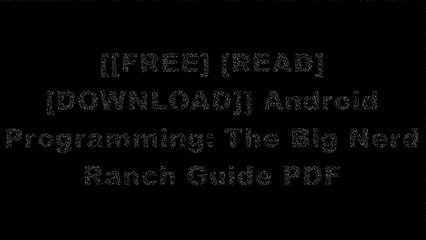 [y1PcE.[F.R.E.E] [R.E.A.D] [D.O.W.N.L.O.A.D]] Android Programming: The Big Nerd Ranch Guide by Bill Phillips, Chris Stewart, Brian Hardy, Kristin Marsicano KINDLE