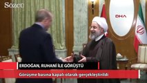 Cumhurbaşkanı Erdoğan, Ruhani ile görüştü