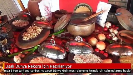 Uşak Dünya Rekoru İçin Hazırlanıyor