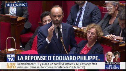 "La seule considération qui m'appartient est de me demander si la personne accomplira sa mission" estime Philippe à propos de Castaner