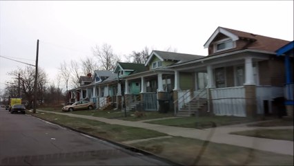 DETROIT EAST SIDE ESCAPE TO SUBURBS (WITH NARRATION)