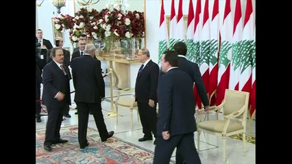 Hariri s'adresse à ses partisans rassemblés devant son domicile