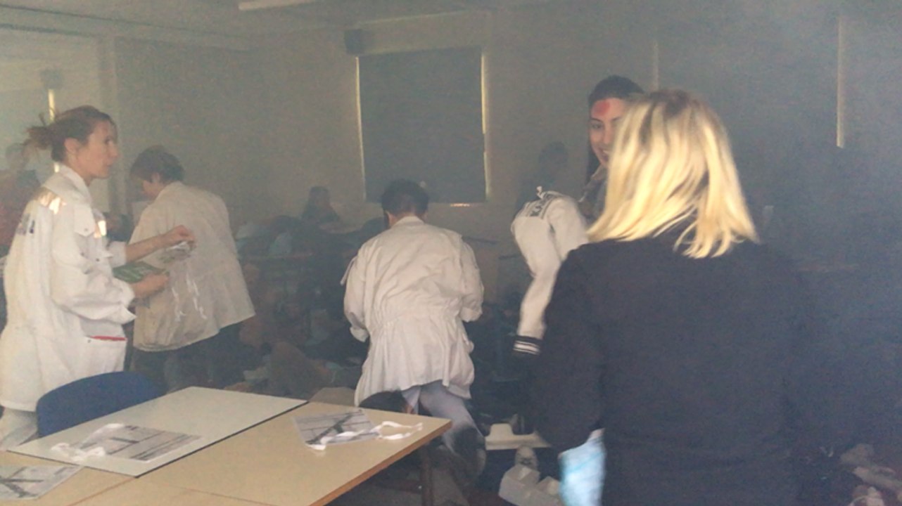 Simulation d’attentat à l’hôpital de Lisieux, les victimes prises en charge