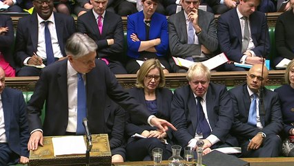 Hammond jokes about cough sweets during Budget speech