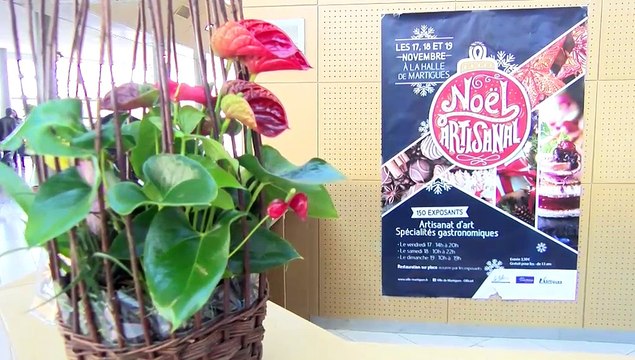 Les artisans et les associations au Noël artisanal 2017 - La Halle - Martigues