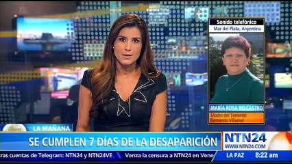 “Tenemos fe en que hoy los encuentran y mi hijo regresa a casa”: madre del teniente Fernando Villarreal, jefe de operaci