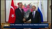 i24NEWS DESK |  Putin, Erdogan, Rouhani  hold press conference | Wednesday, November 2nd 2017
