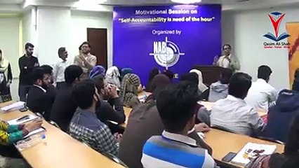 QASIM ALI SHAH VERY IMPRESSIVE SPEECH EVER