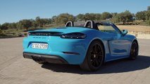 Porsche 718 Boxster GTS Design in Miami Blue
