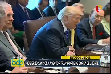 Donald Trump anunció nuevas sanciones contra Corea del Norte