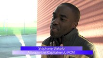 Football. Marignane-FCM. Les réactions de Stéphane Biakolo et Frank Priou.