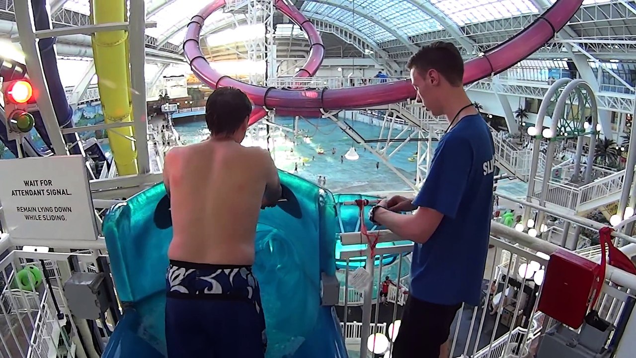 Tropical Typhoon Water Slide at West Edmonton Mall