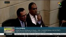 Colombia: La Vía Campesina verificará cumplimiento de acuerdos de paz
