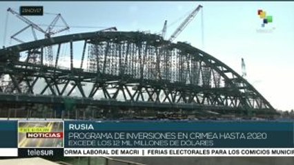 Rusia amplía su programa de inversiones en Crimea