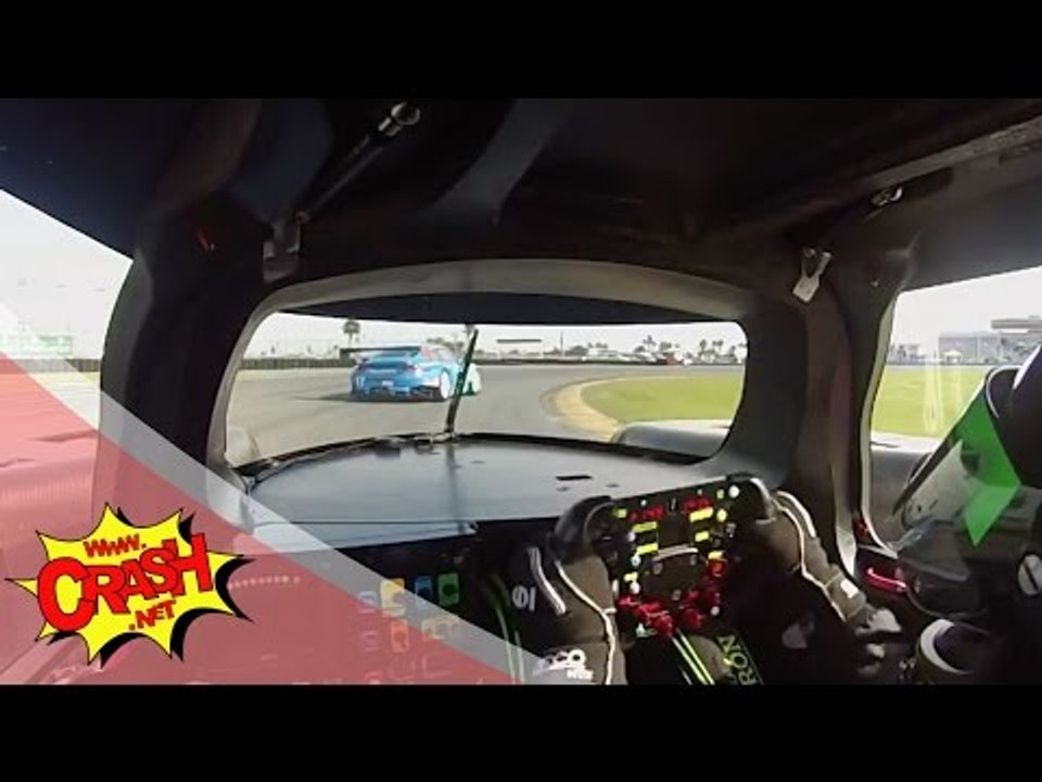 Thrilling lap of Daytona Speedway from Scott Sharp's Tequila Patron ESM car