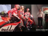 FIRST LOOK: Jorge Lorenzo in Ducati red for first time