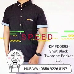 WA +62 856-9226-8197 kemeja pria hitam