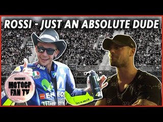 Yamaha's Valentino Rossi - Just an absolute dude