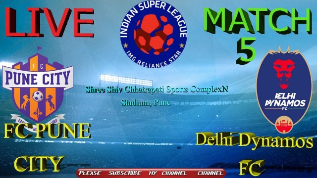 ISL 2017-18 football : FC Pune City vs Delhi Dynamos FC FULL MATCH HIGHLIGHT : 22nd nov. 2017 | HD