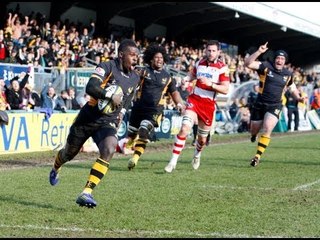 Christian Wade's try and reaction post-Gloucester