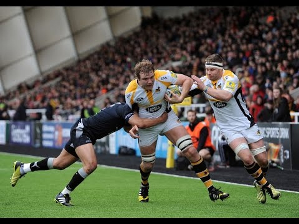 Joe Launchbury pre Saints