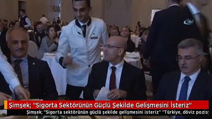 Şimşek: "Sigorta Sektörünün Güçlü Şekilde Gelişmesini İsteriz"