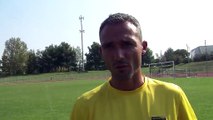 L'entraineur du FC Martigues Jérôme Erceau avant la venue d'Epinal