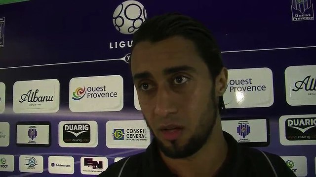 Le milieu de terrain du FC Istres Khaled Melliti