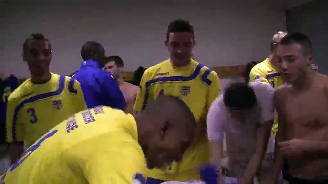 La joie dans les vestiaires de Marignane hier soir