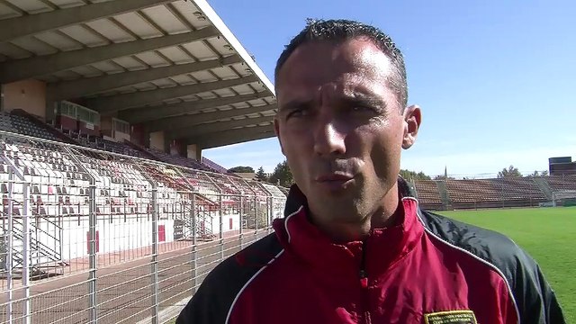 L'entraineur du FC Martigues Jérôme Erceau