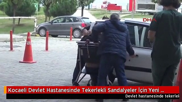 Kocaeli Devlet Hastanesinde Tekerlekli Sandalyeler İçin Yeni Uygulama