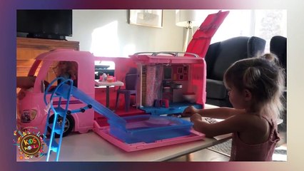 Funny video Mila and Emma 2 years old mila morning coffee Emma Playing with barbie Being a Mom !!!