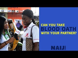 Can you take a blood oath with your partner?