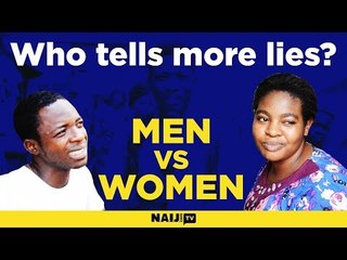 Who tells lies more, the man or the woman?