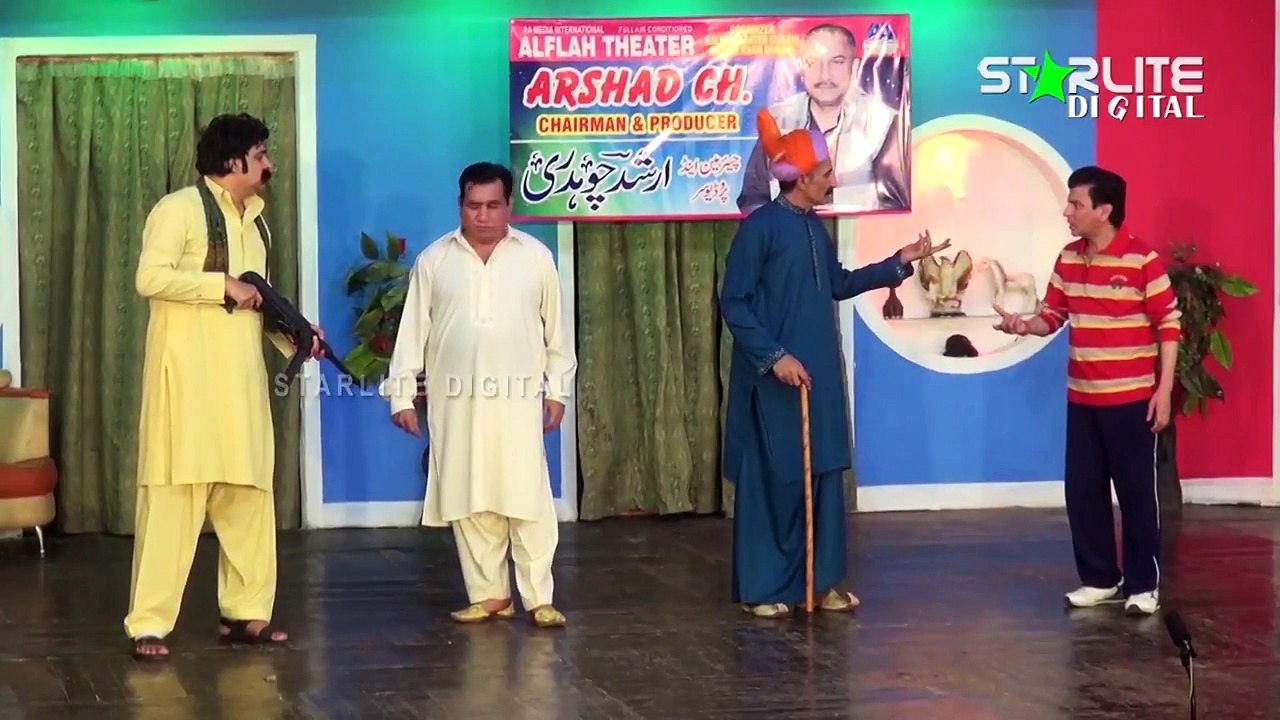 Iftikhar Thakur and Nasir Chinyoti New Pakistani Stage Drama  Shurli  Full Comedy Clip 2017