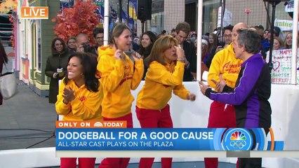 Ben Stiller And Justin Long Join The TODAY Anchors To Play Dodgeball For Charity | TODAY